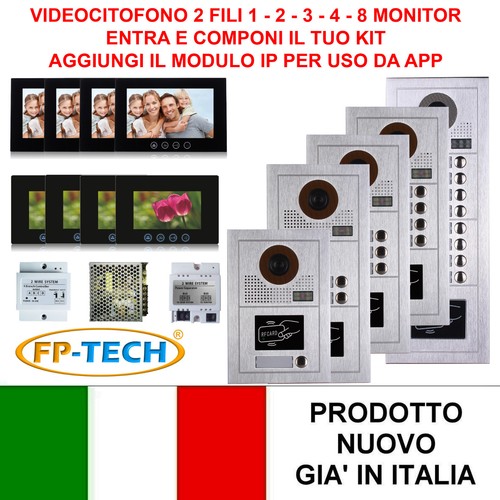 Videocitofono fili 3 4 - fili, 1