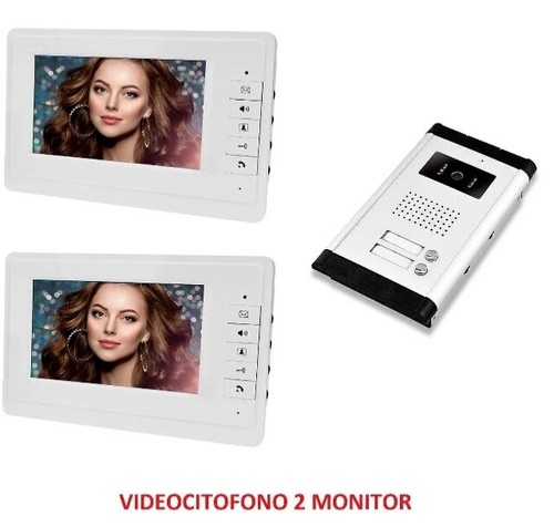 Kit videocitofono bifamiliare - videocitofono,