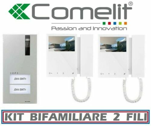 Kit videocitofono bifamiliare - videocitofono,