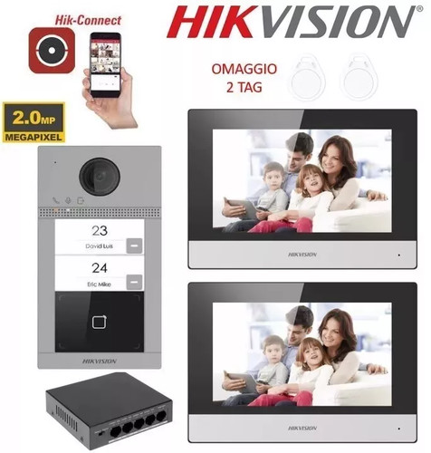Kit videocitofono bifamiliare - kit,